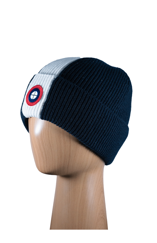 Cashmere Racing Stripe Beanie