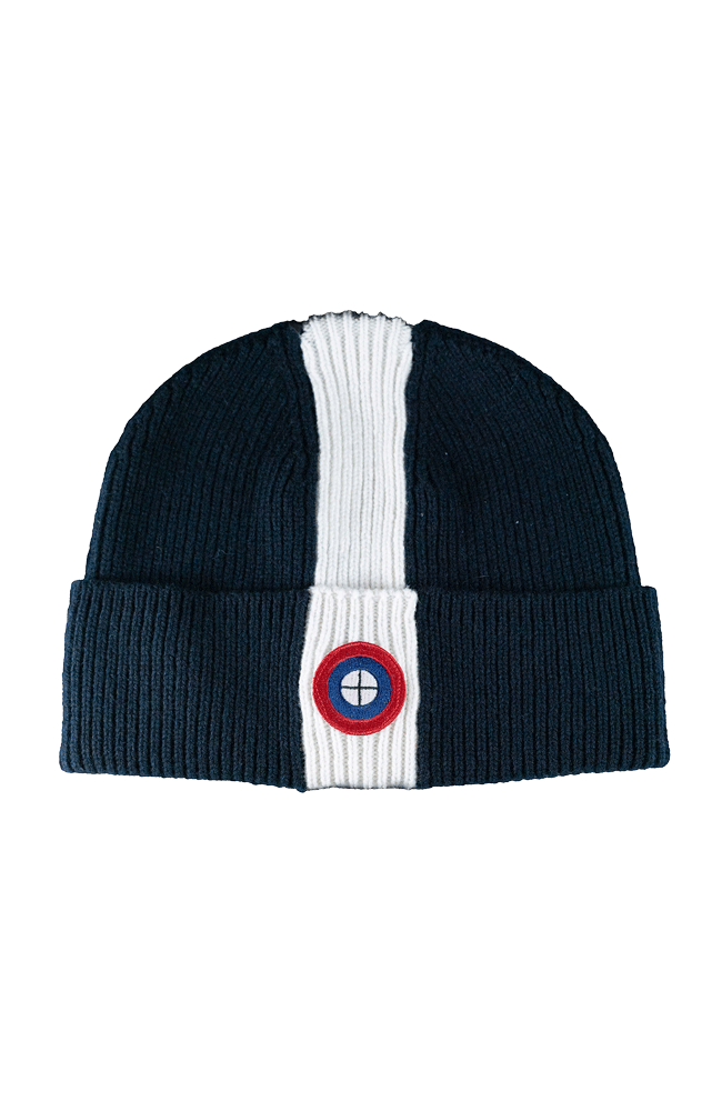 Cashmere Racing Stripe Beanie
