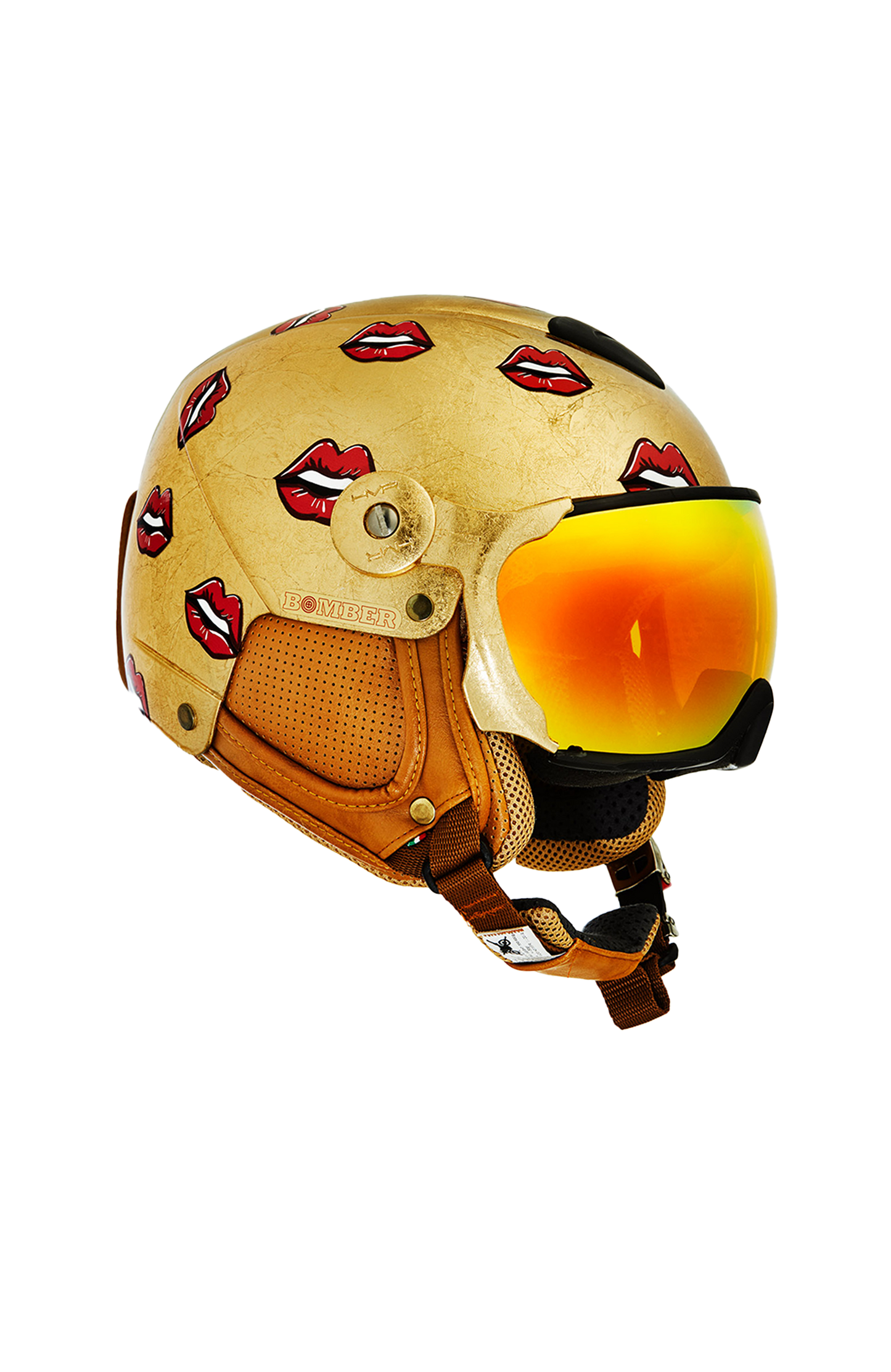 Kiss Kiss Helmet - 24k Gold